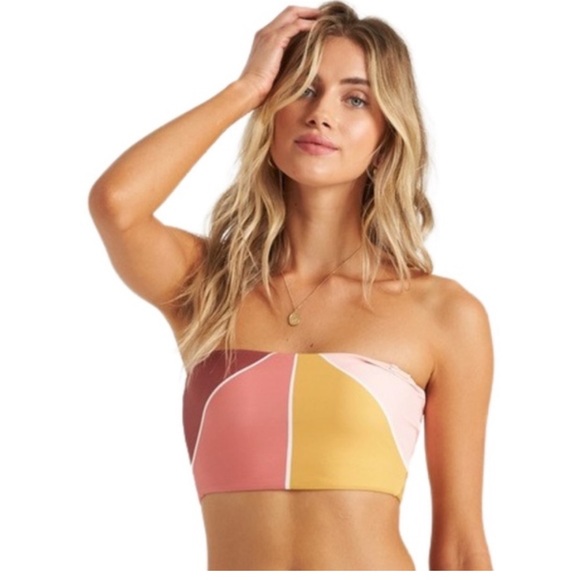 Billabong Other - Billabong Womens Small In The Rays Sunset Tube Swimsuit Swim Top New